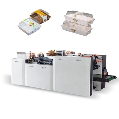 Factory Exclusive Full Automatic Dakiou HBJ-D300 High Productivity Paper Lunch Box Making Machine